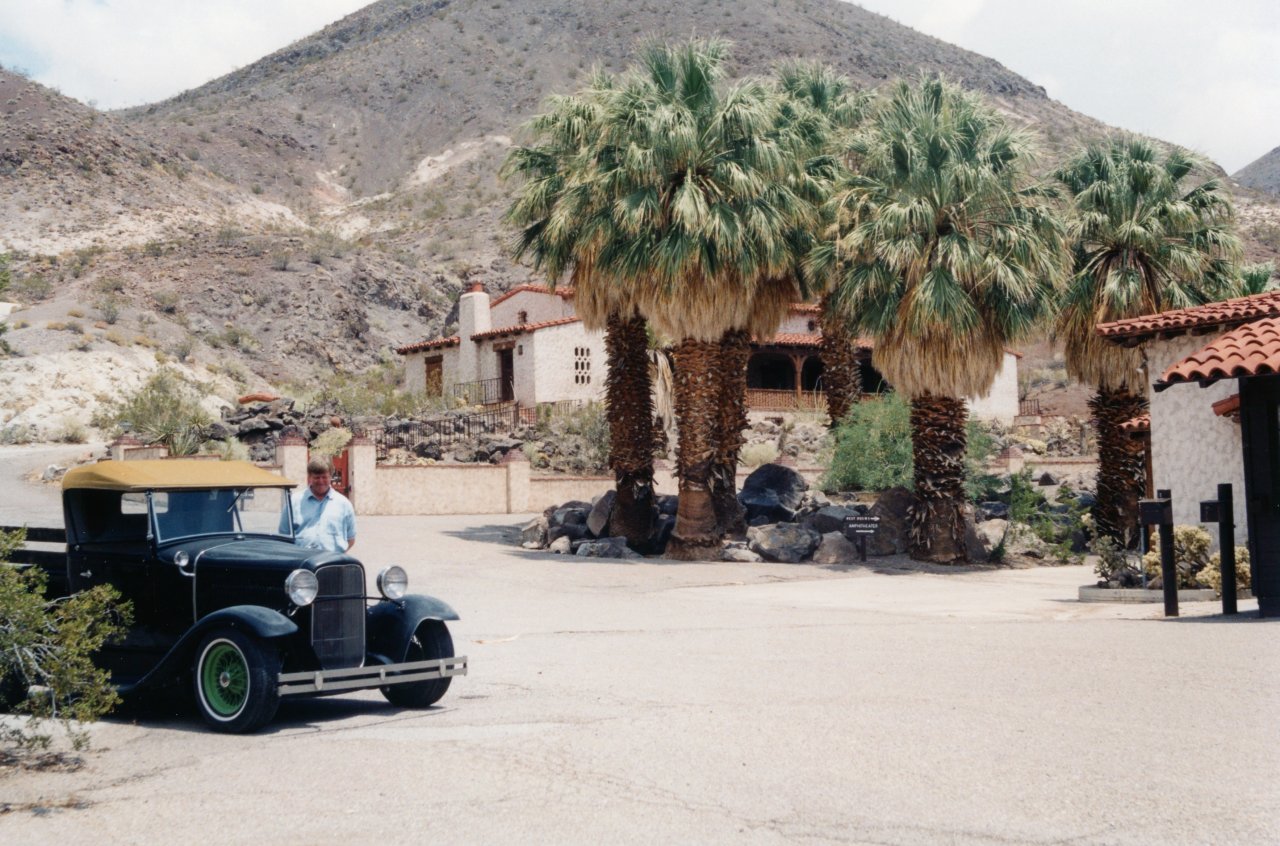 AandM Nevada trip 2001 Death Valley Scotties Castle car